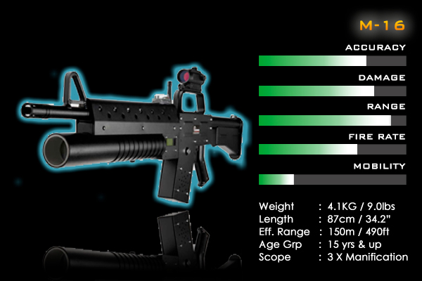 M16 Laser tag gun for milism games